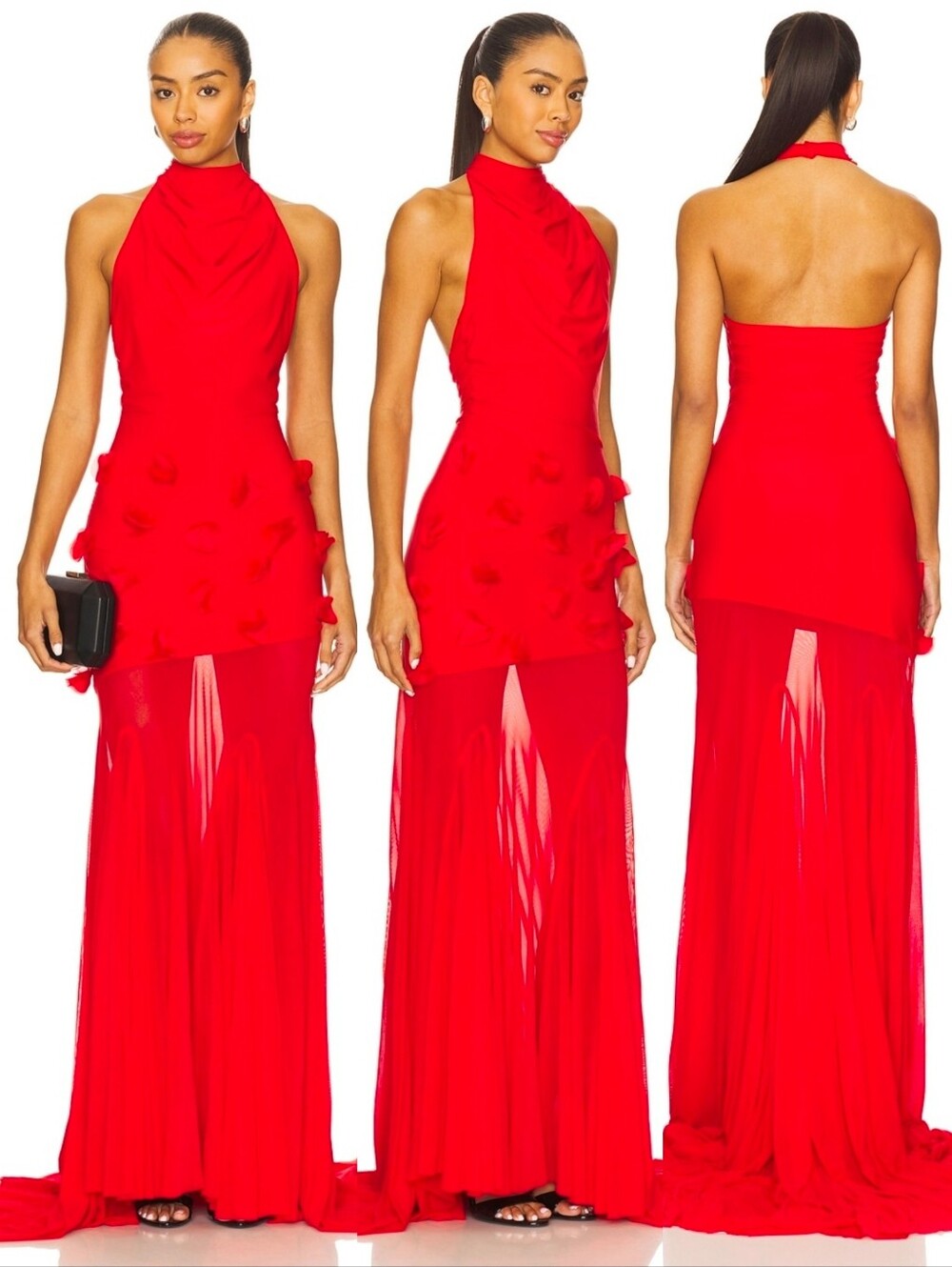 Deme by Gabriella Celeste Gown in Red Small